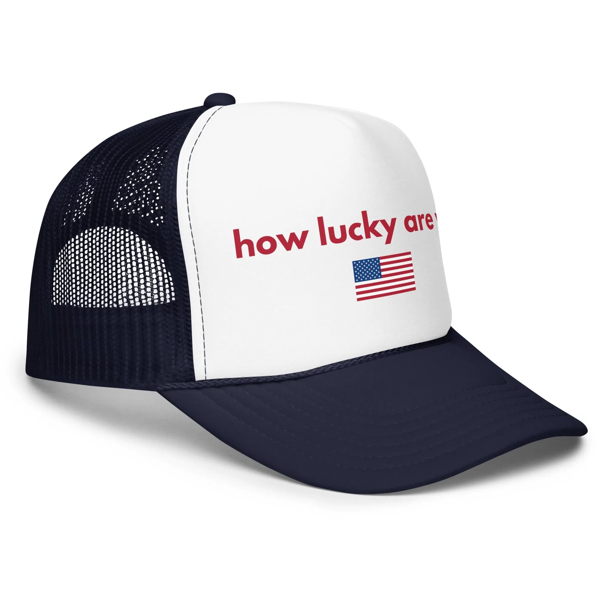 Foam trucker hat sold by Amazing Lace product image thumbnail 3