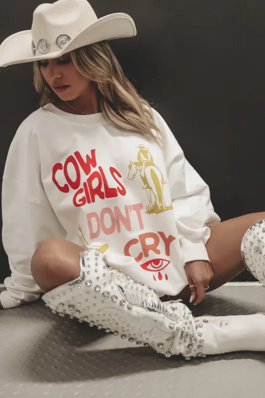 CHARILE SOUTHERN Cowgirls Don't Cry Hoodie sold by Amazing Lace