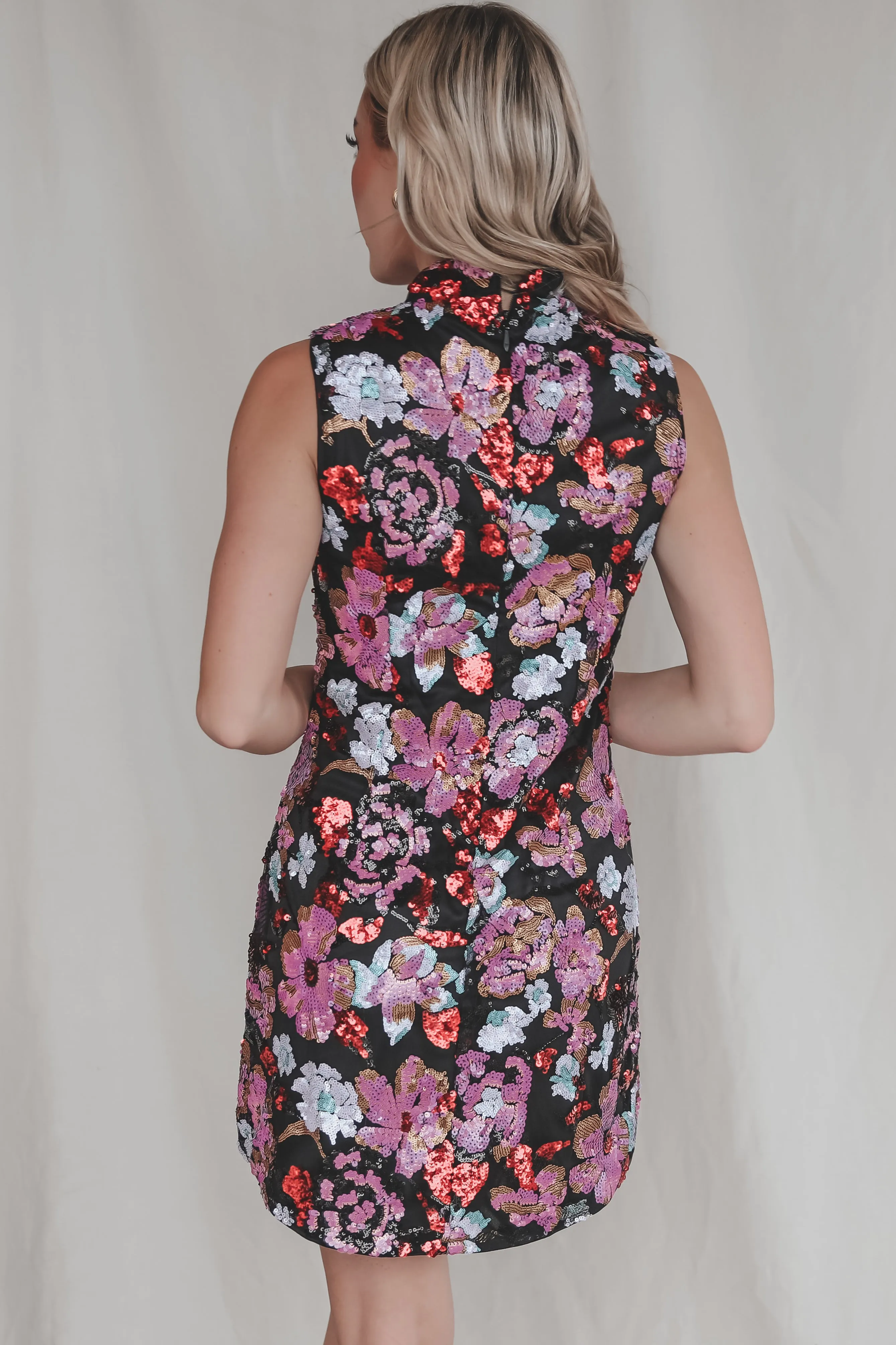 DEAL Stand Out In A Crowd Multi Sequin Mini Dress sold by Amazing Lace product image thumbnail 4