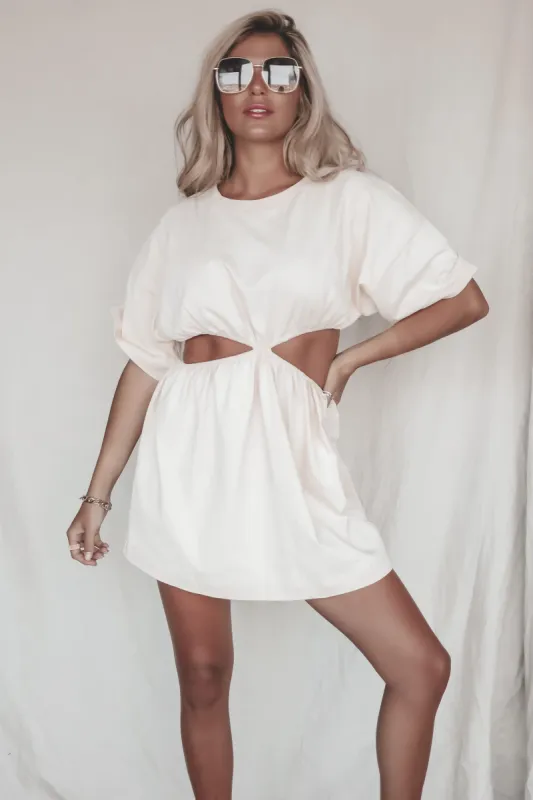 Catch Me Chilling Cutout Mini Dress sold by Amazing Lace