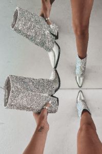 DEAL Glam Up The Rodeo Rhinestone Western Boots sold by Amazing Lace