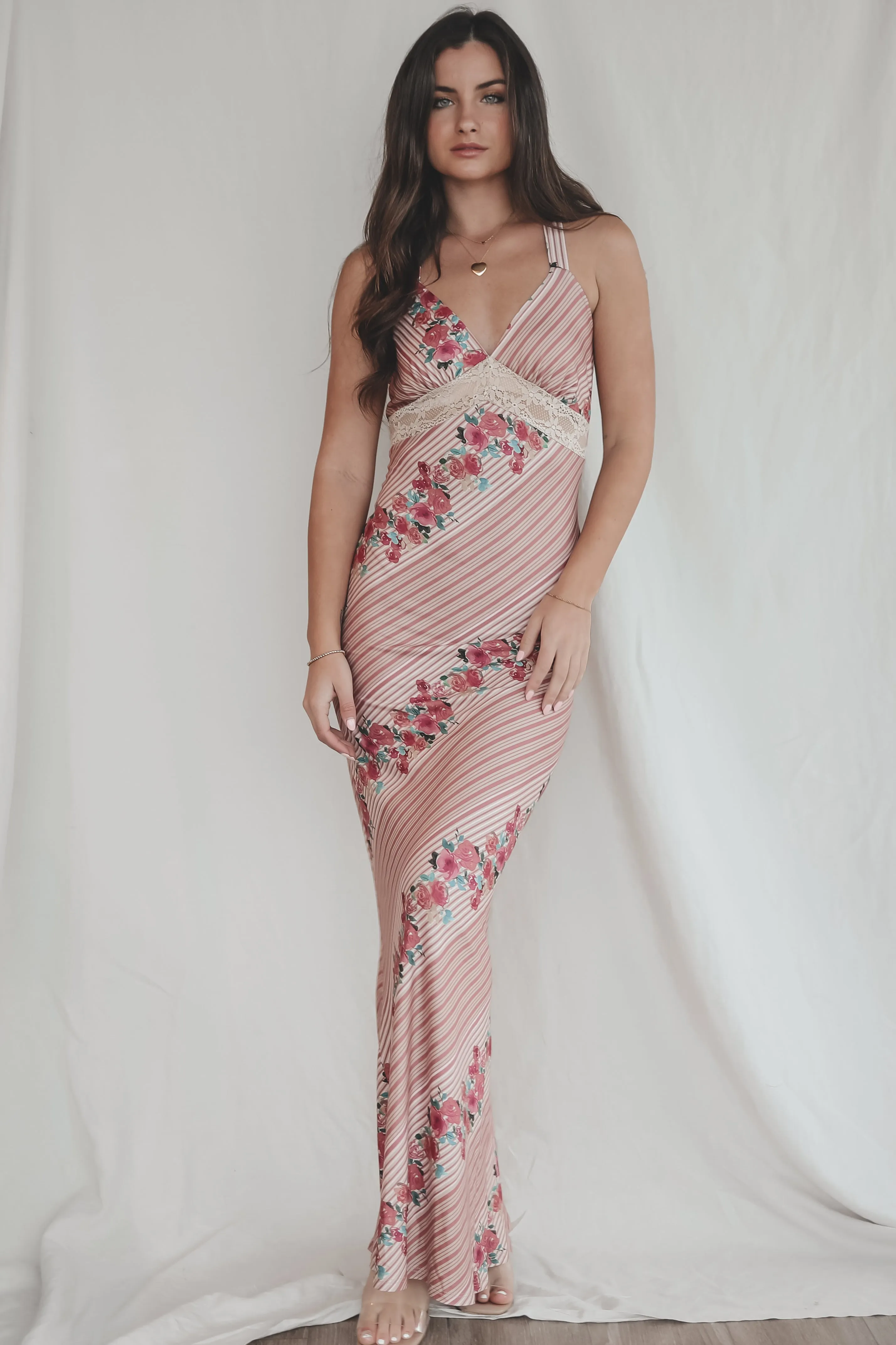 DEAL Romance Is In The Air Floral Maxi Dress sold by Amazing Lace
