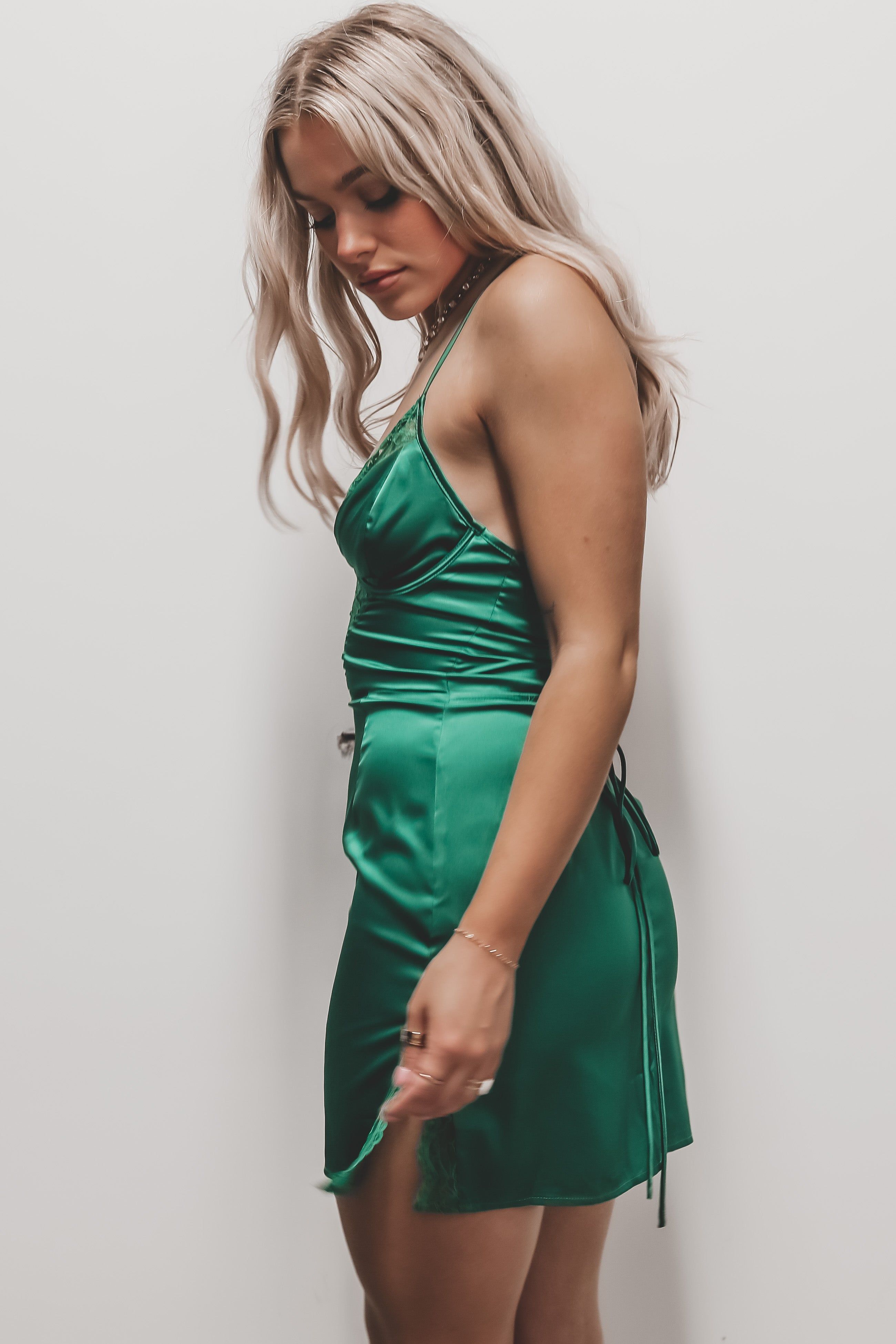 DEAL A Pretty Little Thing Satin Mini Dress sold by Amazing Lace product image thumbnail 4