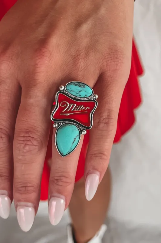 A Nice And Cold One Silver Adjustable Beer Rings sold by Amazing Lace