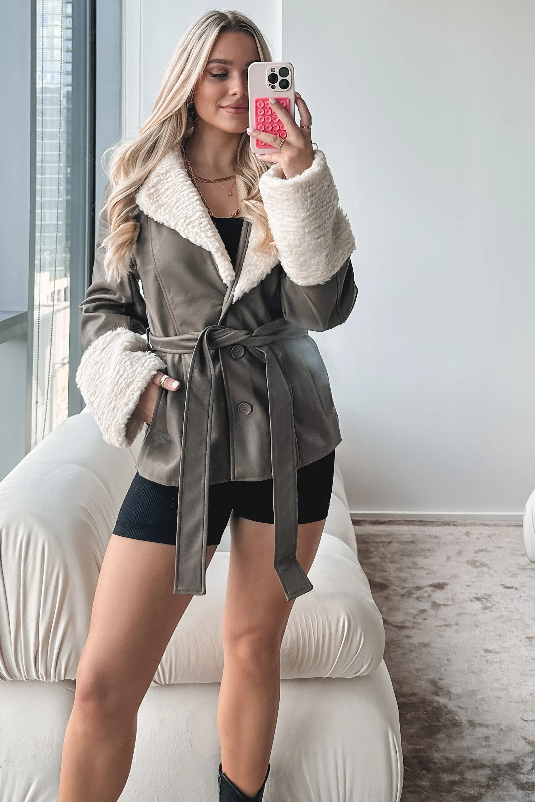 DEAL Warm Girl Season Faux Shearling Coat sold by Amazing Lace product image thumbnail 3