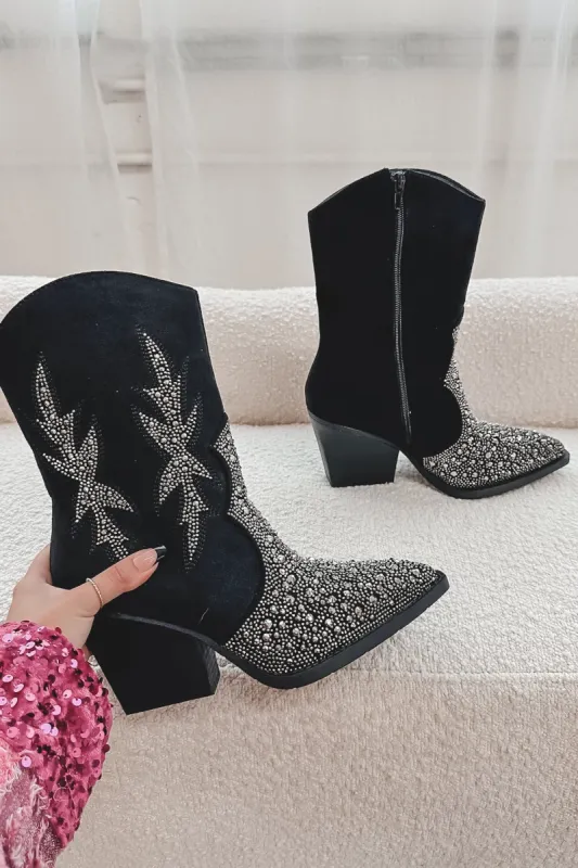 DEAL I Answer For Sparkles Rhinestone Western Boots sold by Amazing Lace