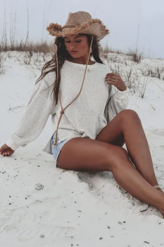 Cozy By The Coast Lightweight Sweater Top sold by Amazing Lace