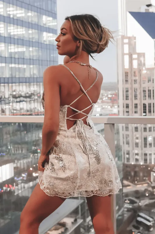 for love and lemons opal beaded mini dress Opal Mini Dress