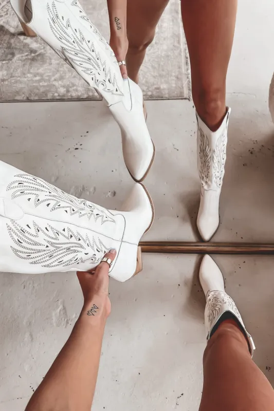 Definitely A Nashville Party Real Italian Leather Western Boots sold by Amazing Lace