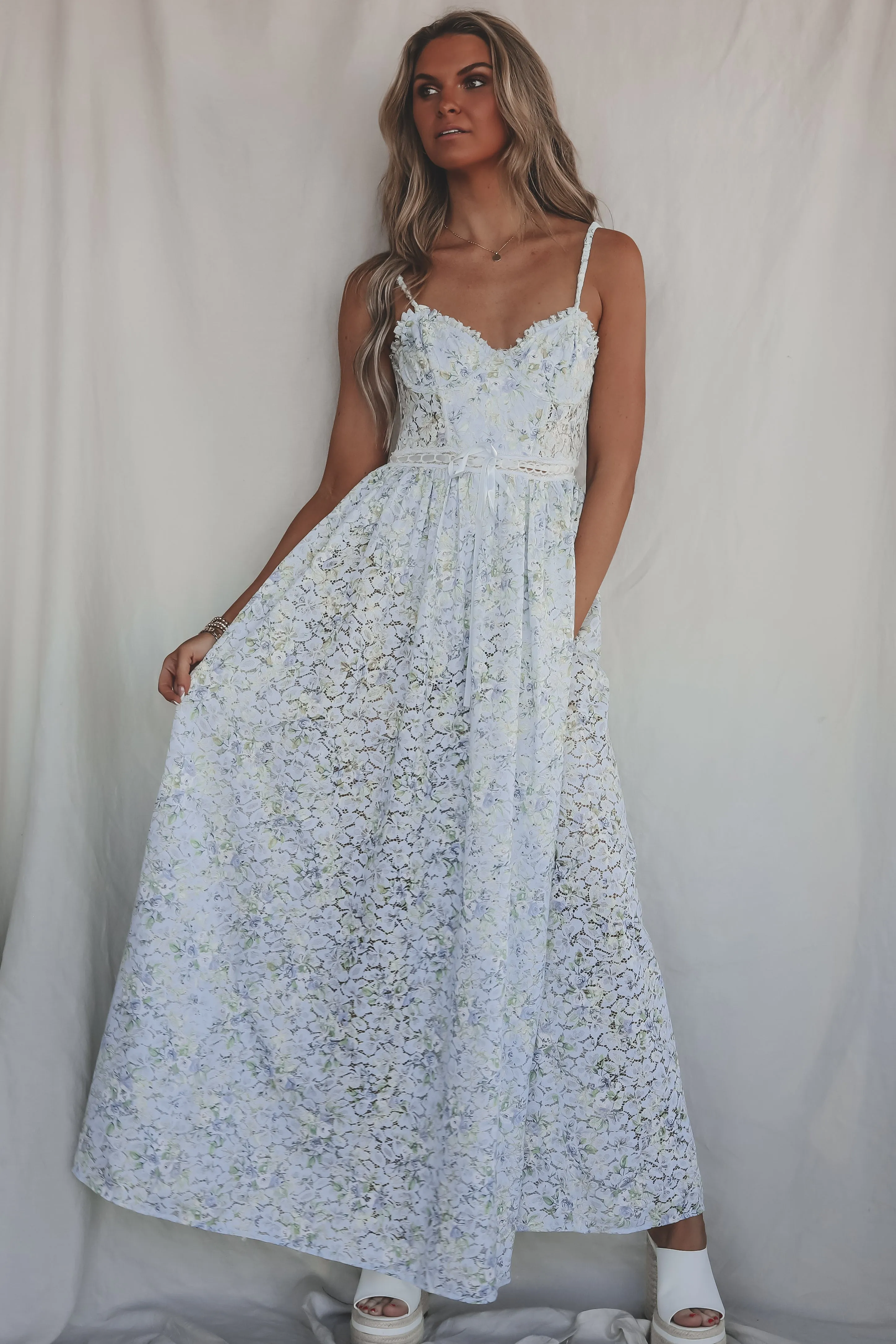 DEAL FOR LOVE & LEMONS DRESS Cecelia Lace Maxi Dress sold by Amazing Lace product image thumbnail 2