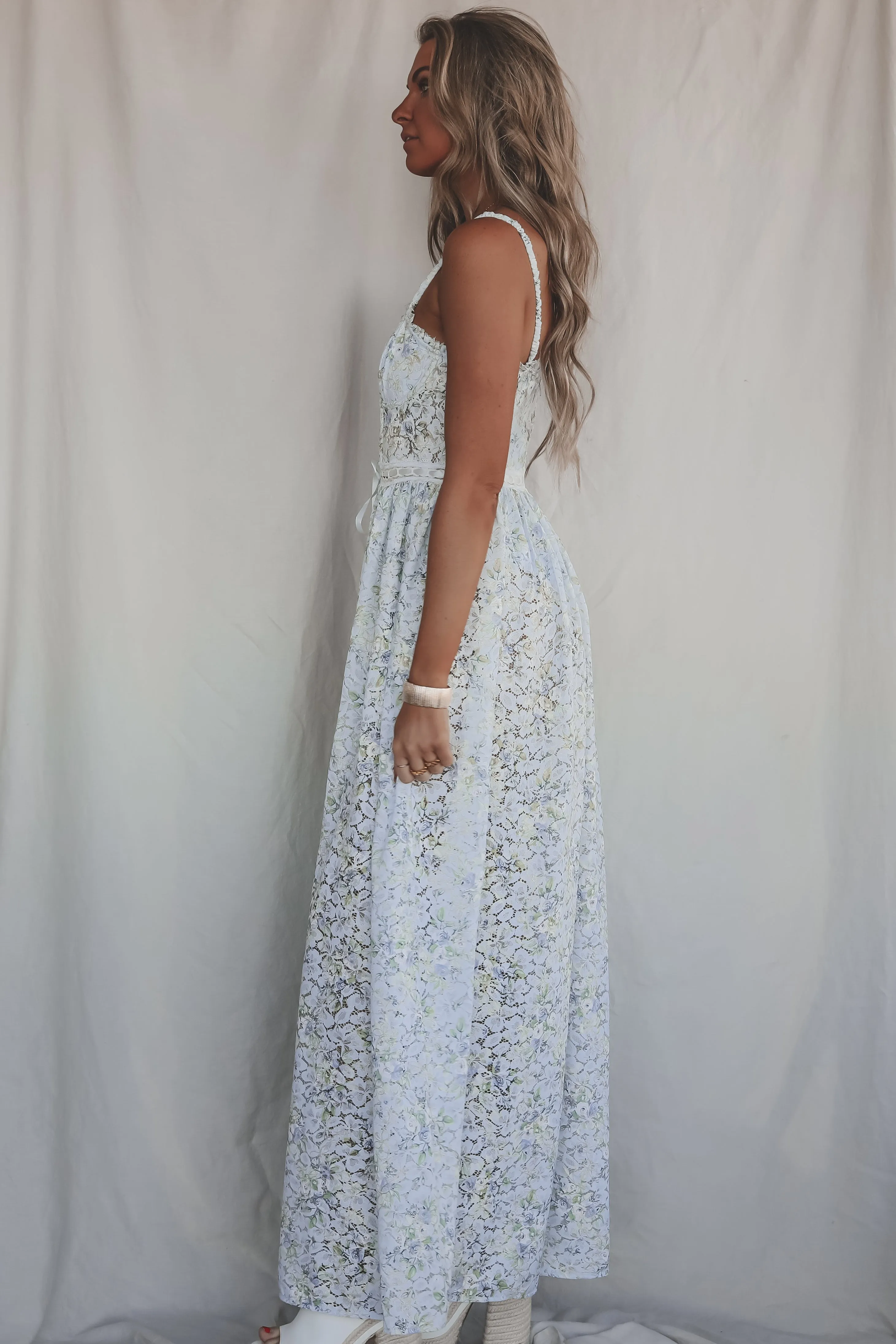 DEAL FOR LOVE & LEMONS DRESS Cecelia Lace Maxi Dress sold by Amazing Lace product image thumbnail 4