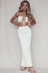 My Kind Of Warm Night White Two Piece Set sold by Amazing Lace