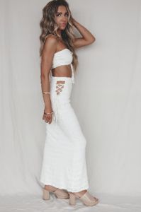 My Kind Of Warm Night White Two Piece Set sold by Amazing Lace