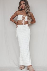 My Kind Of Warm Night White Two Piece Set sold by Amazing Lace