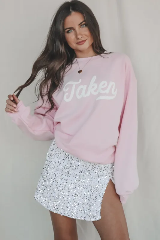 DEAL Sorry Boys She’s Taken Pink Pullover sold by Amazing Lace