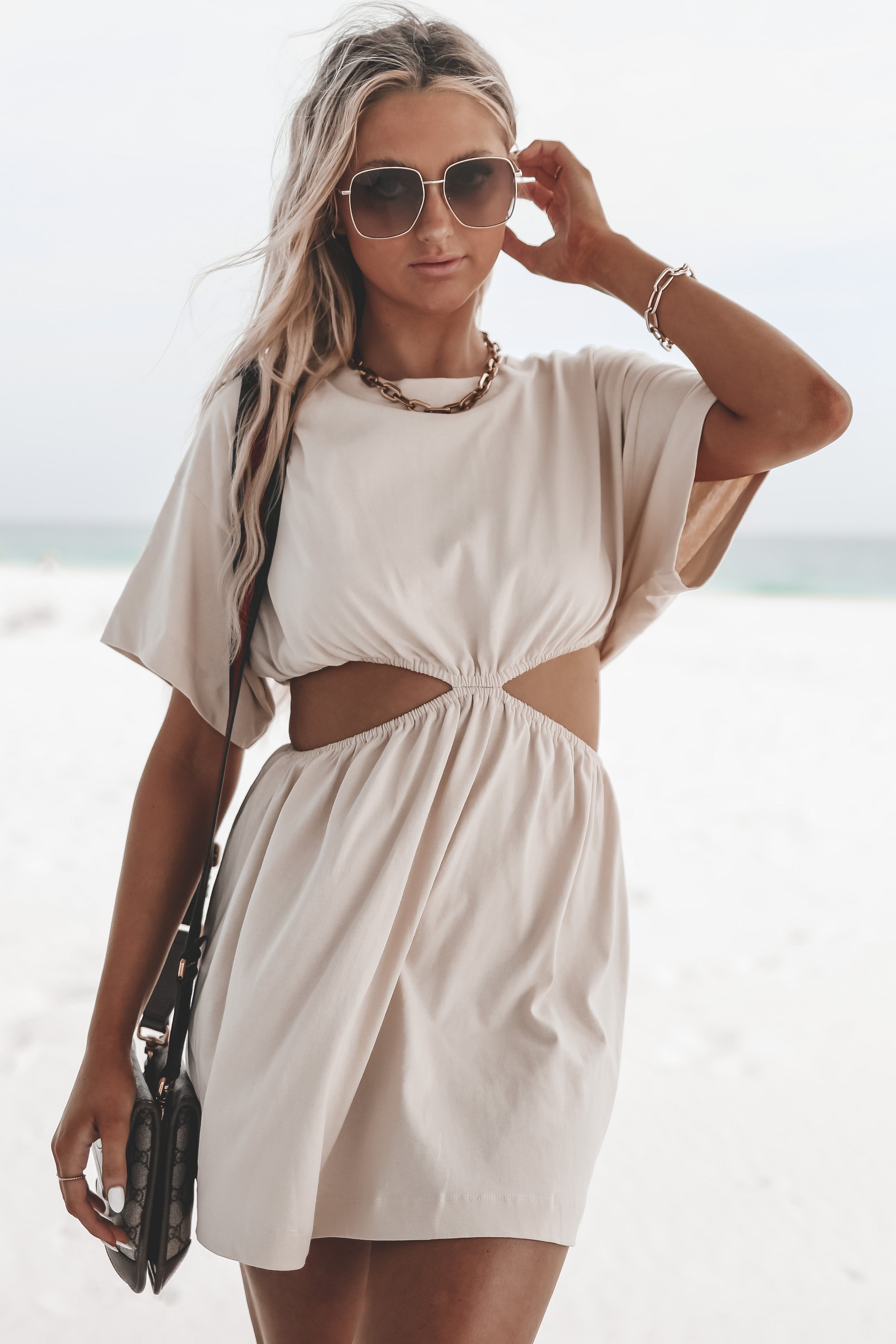 Catch Me Chilling Cutout Mini Dress sold by Amazing Lace product image thumbnail 5