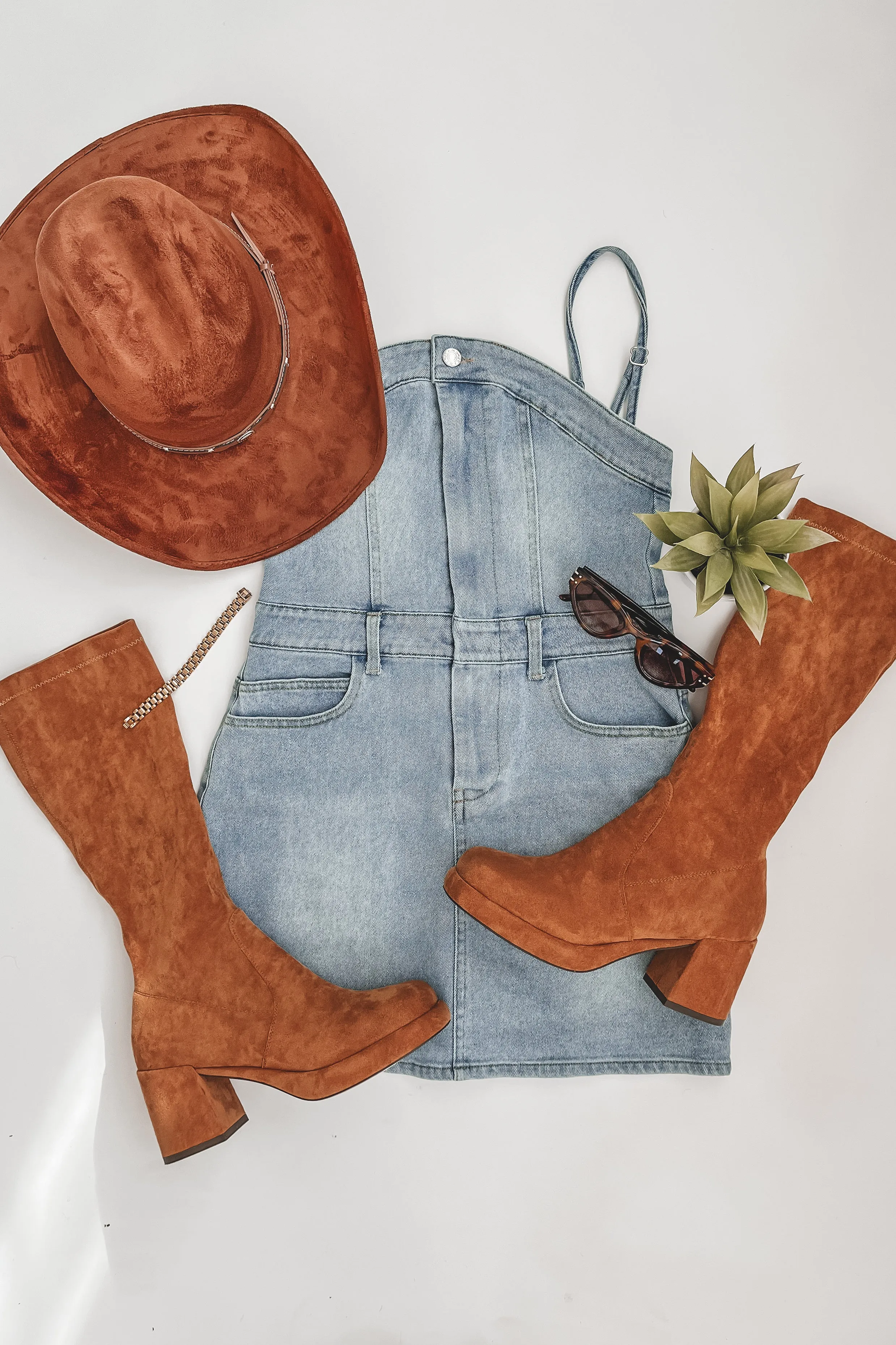 Dress Me Up Denim Mini Dress sold by Amazing Lace product image thumbnail 5