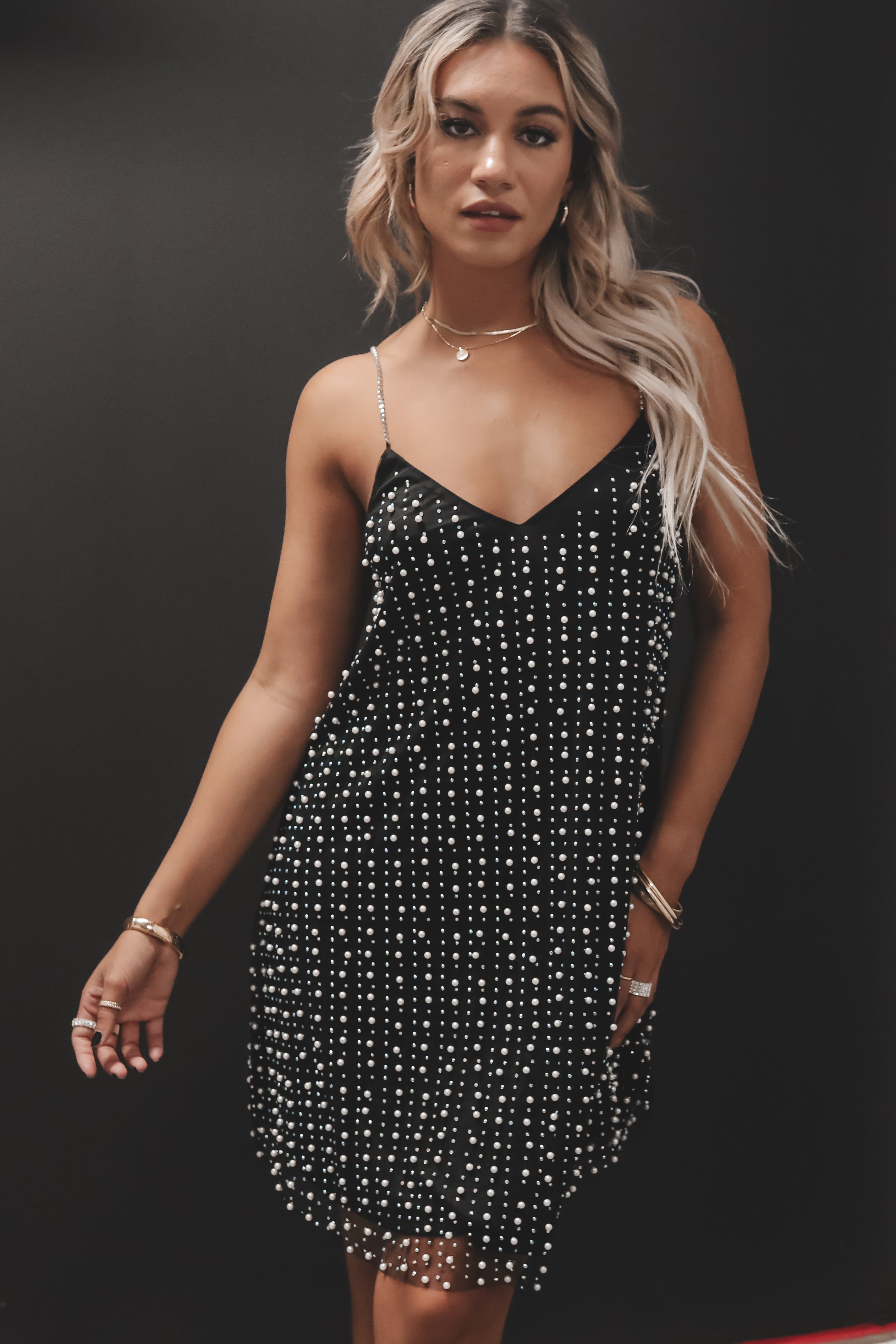 Bling Is My Middle Name Black Pearl Dress sold by Amazing Lace product image thumbnail 4