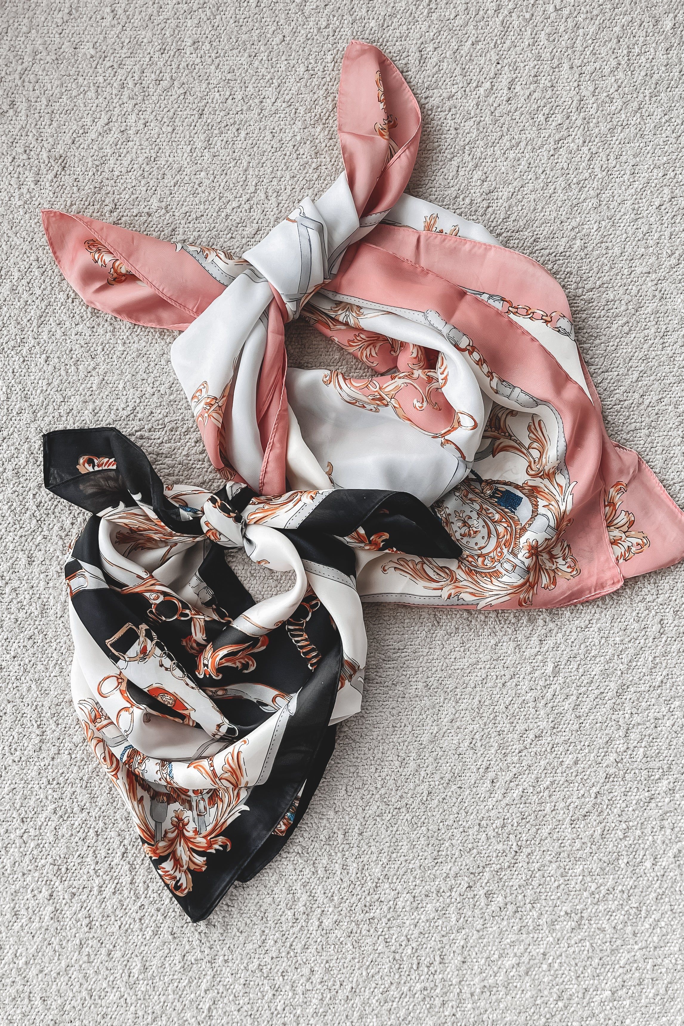 Oh So Stylish Abstract Satin Head Scarf sold by Amazing Lace product image thumbnail 4