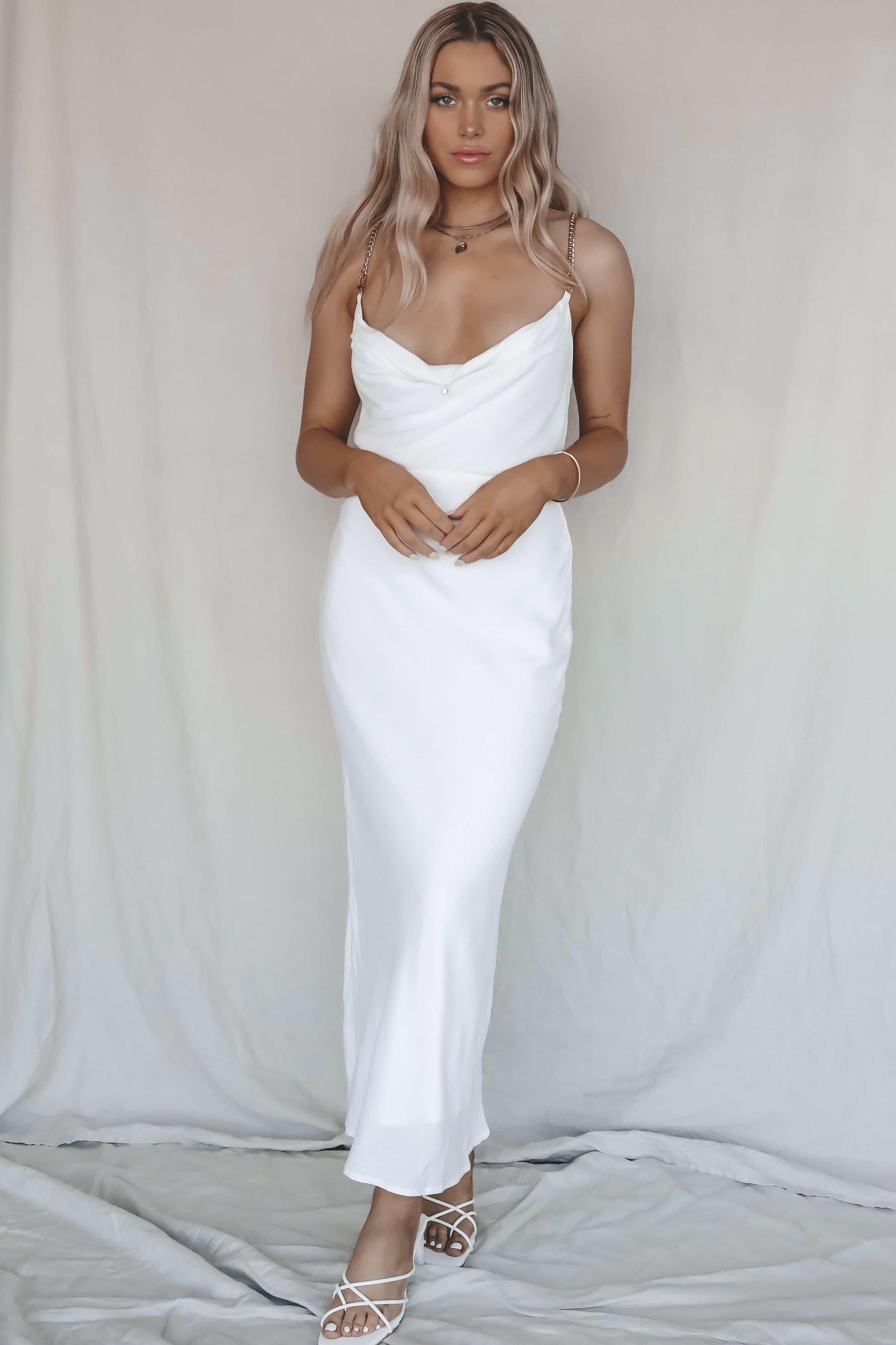 All Glitz All Glam White Maxi Dress sold by Amazing Lace product image thumbnail 2