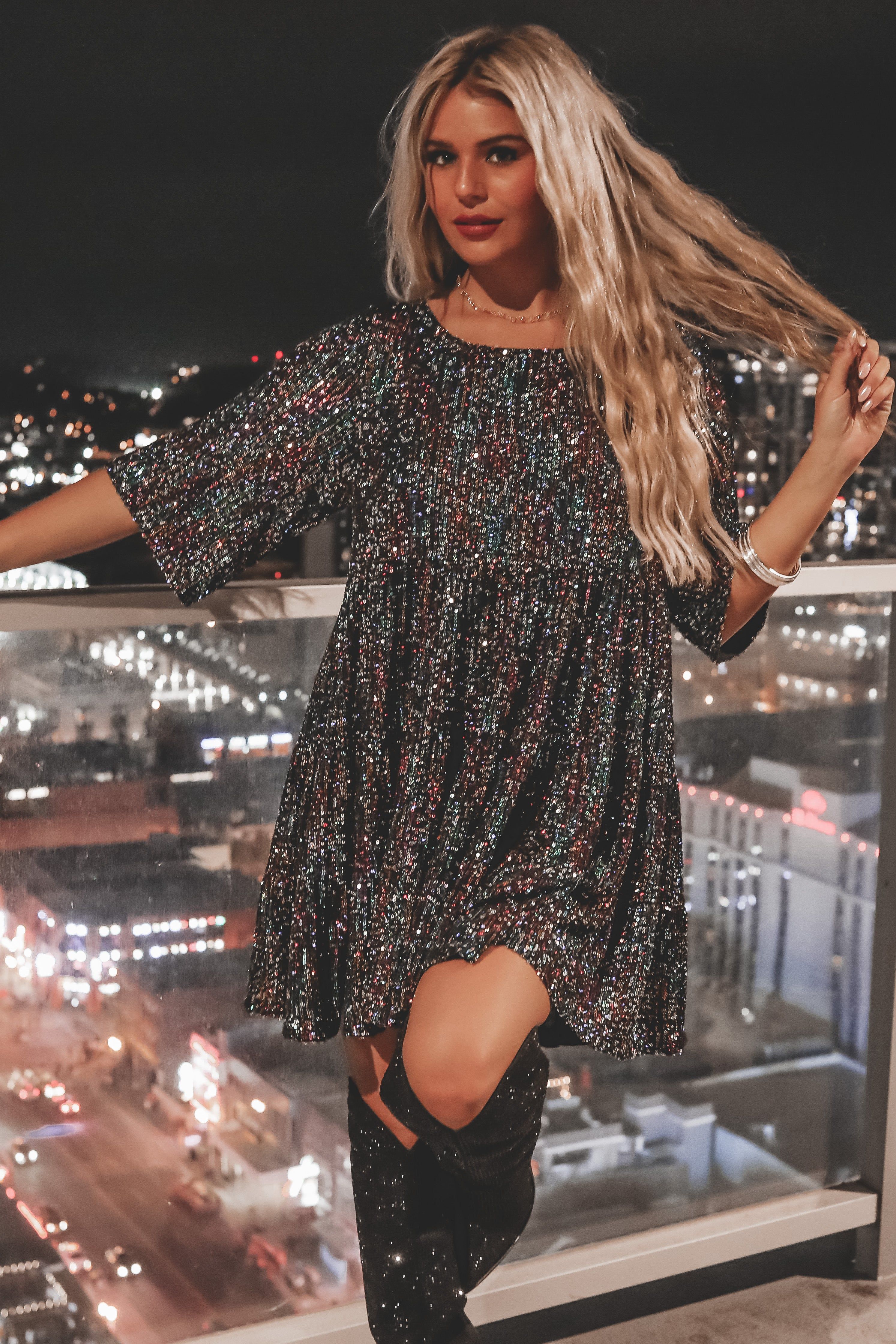 HOLIDAY DEAL My Queen Starry Nights Babydoll Dress sold by Amazing Lace product image thumbnail 11