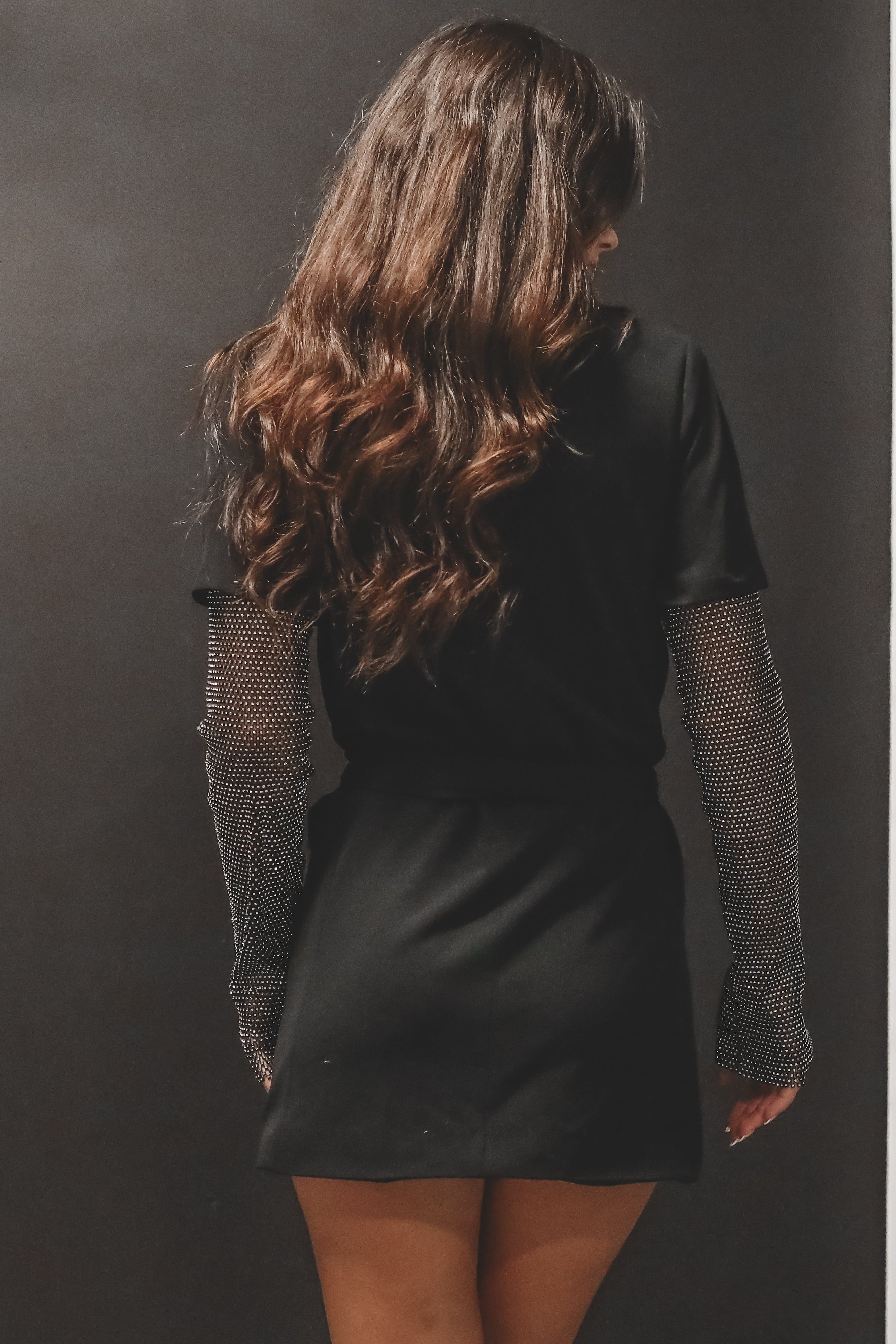 HOLIDAY DEAL Sassy And Sophisticated Rhinestone Sleeve Blazer Dress sold by Amazing Lace product image thumbnail 16