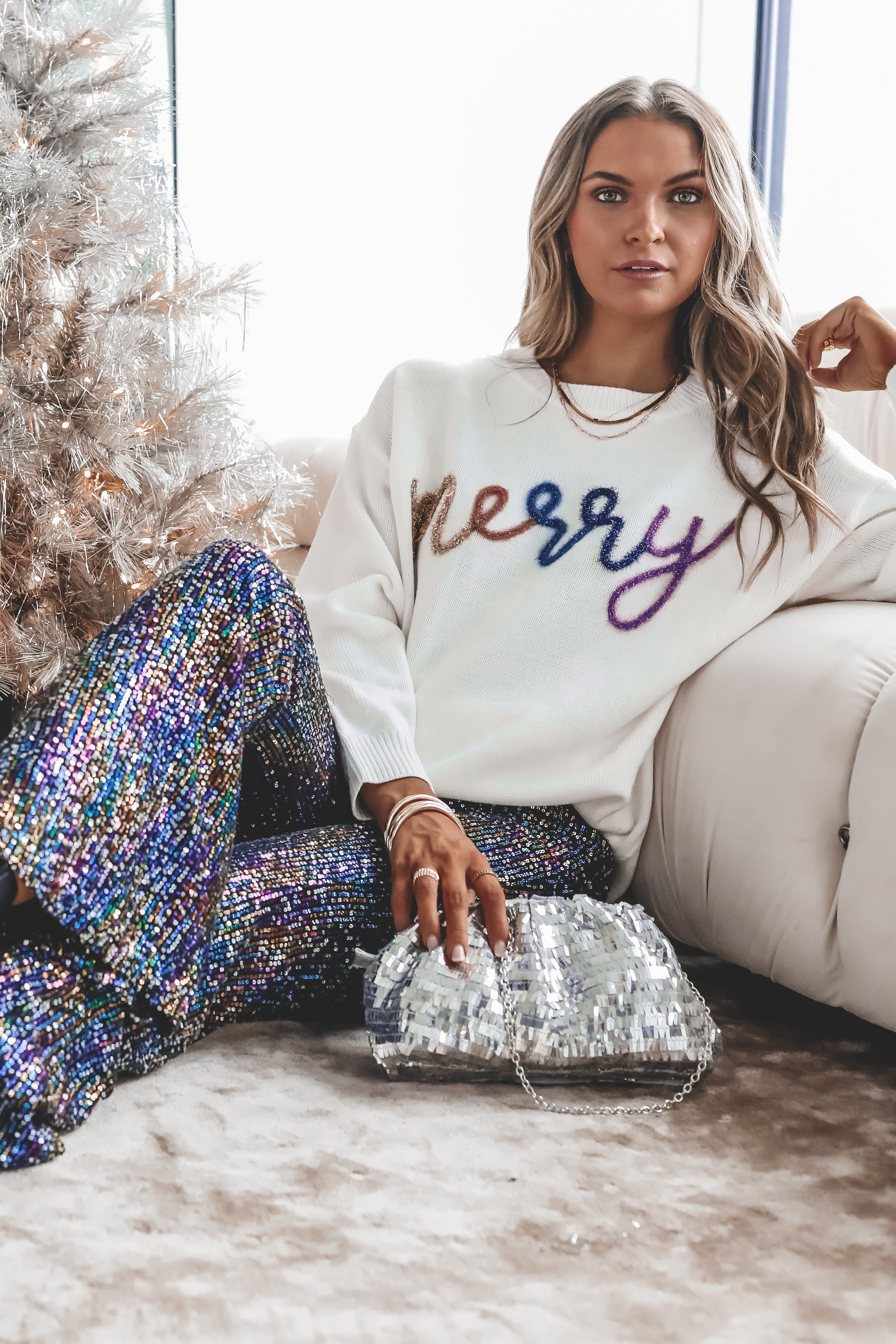 Feeling Oh So Merry Sweater Top sold by Amazing Lace