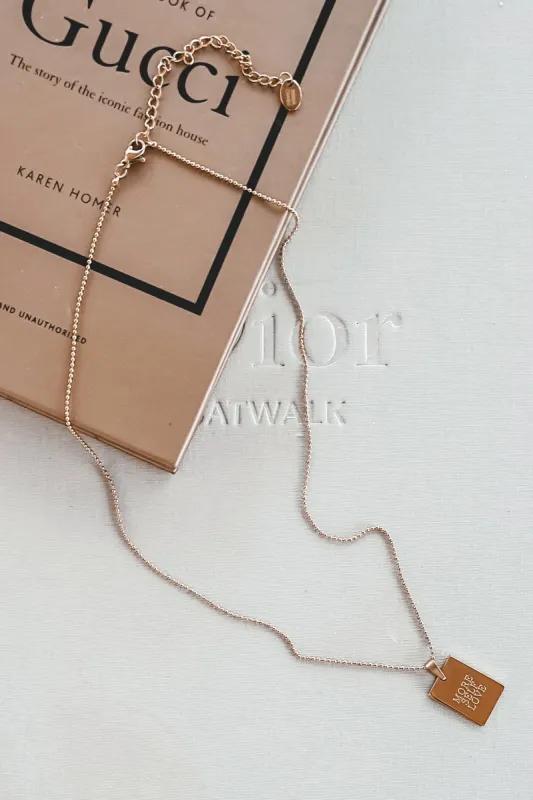 DEAL More Self Love 18k Gold Chain Necklace sold by Amazing Lace