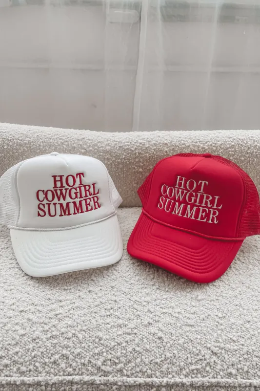 Hot Cowgirl Summer Trucker Hat sold by Amazing Lace