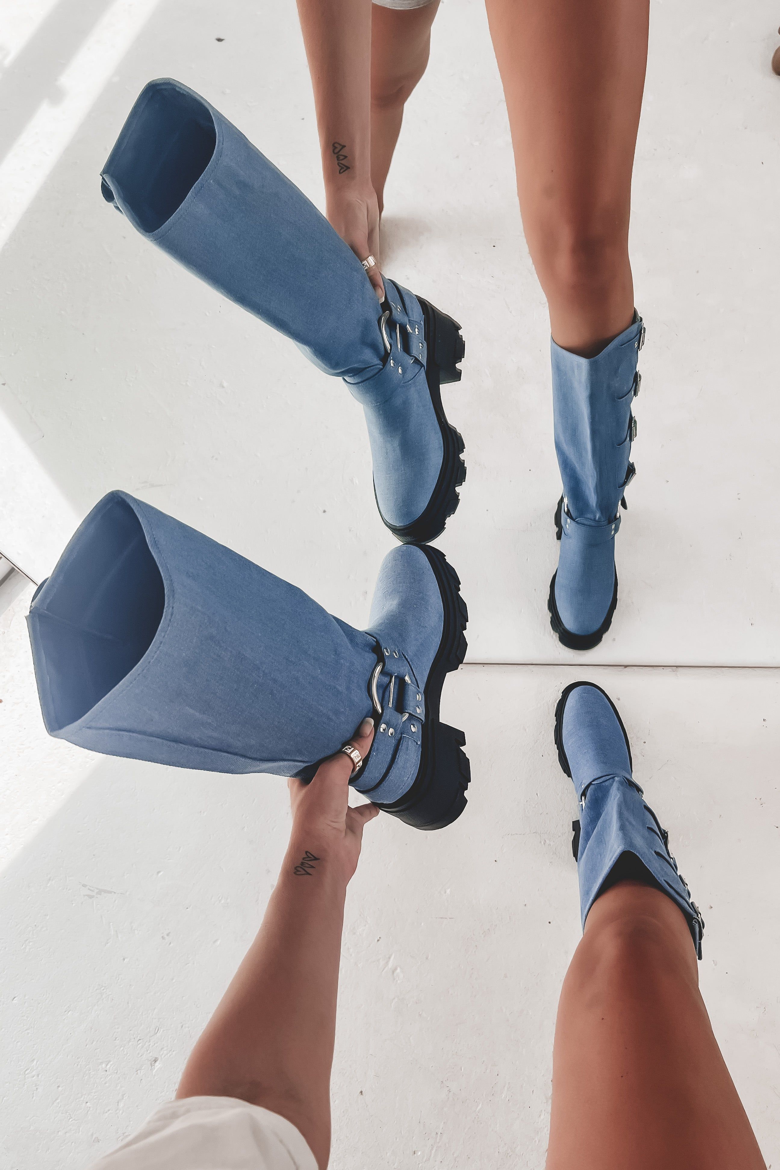 Cause A Scene Platform Moto Boots sold by Amazing Lace product image thumbnail 8