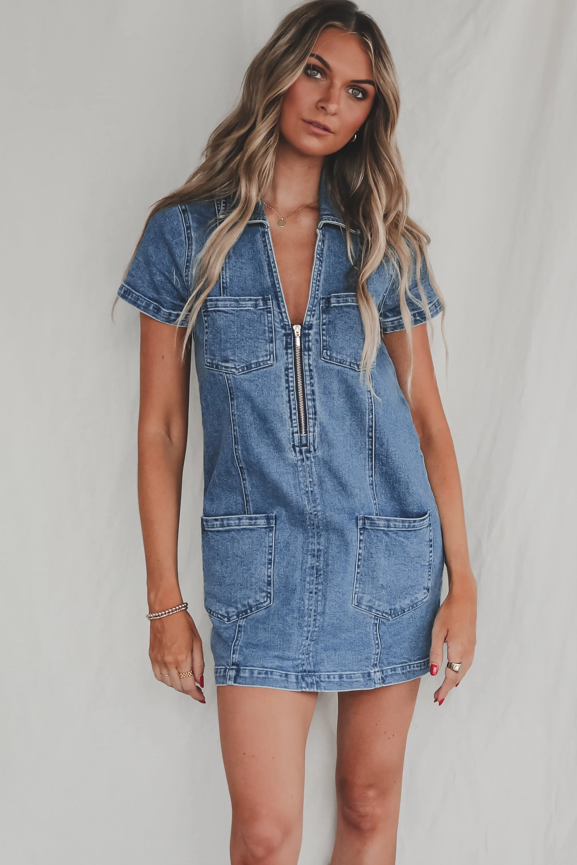 DEAL SHOW ME YOUR MUMU Prescott Denim Dress sold by Amazing Lace