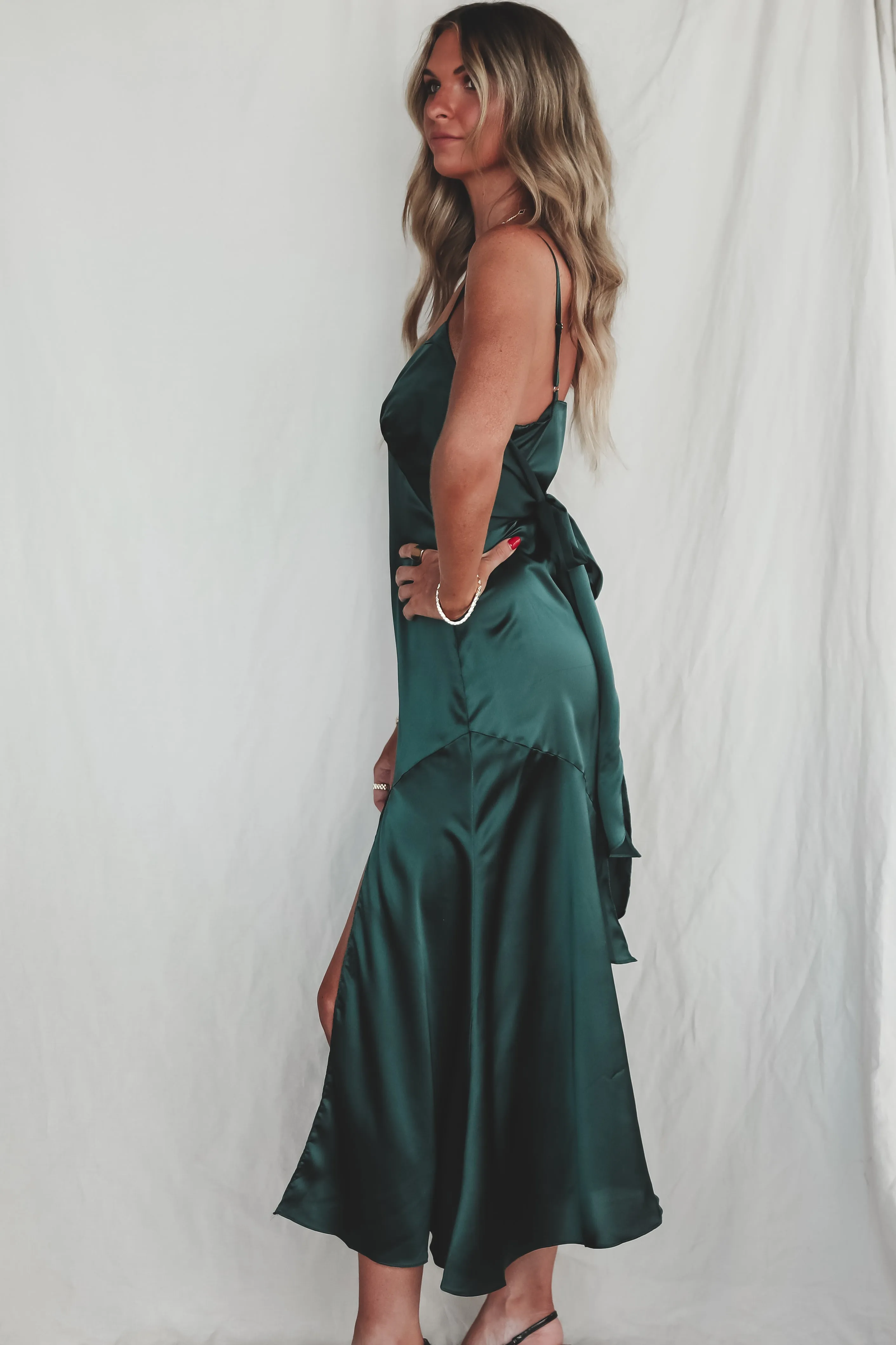 DEAL Extra Special Plus One Satin Maxi Dress sold by Amazing Lace product image thumbnail 3