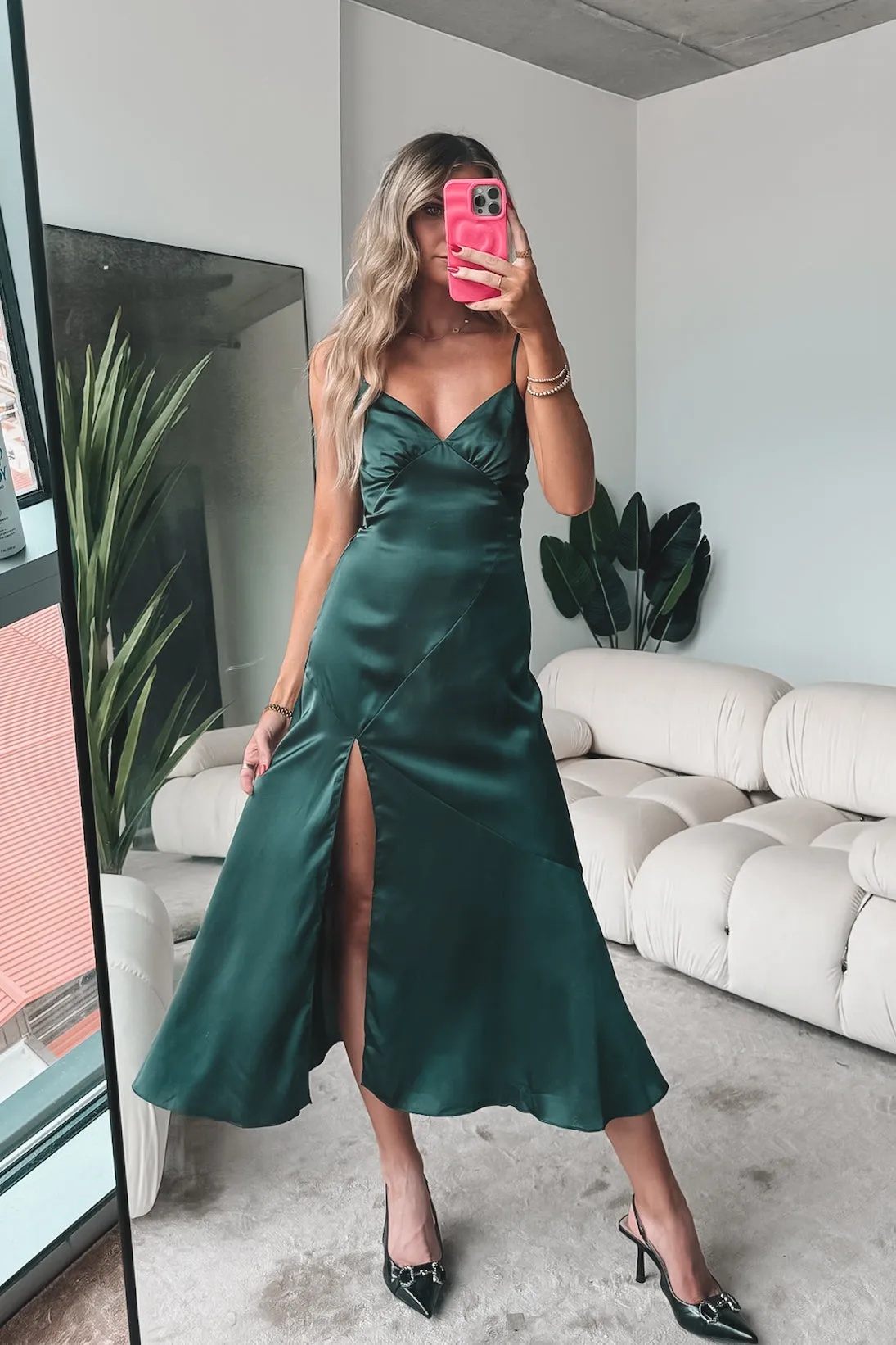 DEAL Extra Special Plus One Satin Maxi Dress sold by Amazing Lace product image thumbnail 5