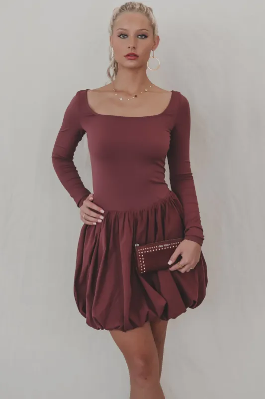 DEAL Later Hater Long Sleeve Bubble Dress Romper sold by Amazing Lace