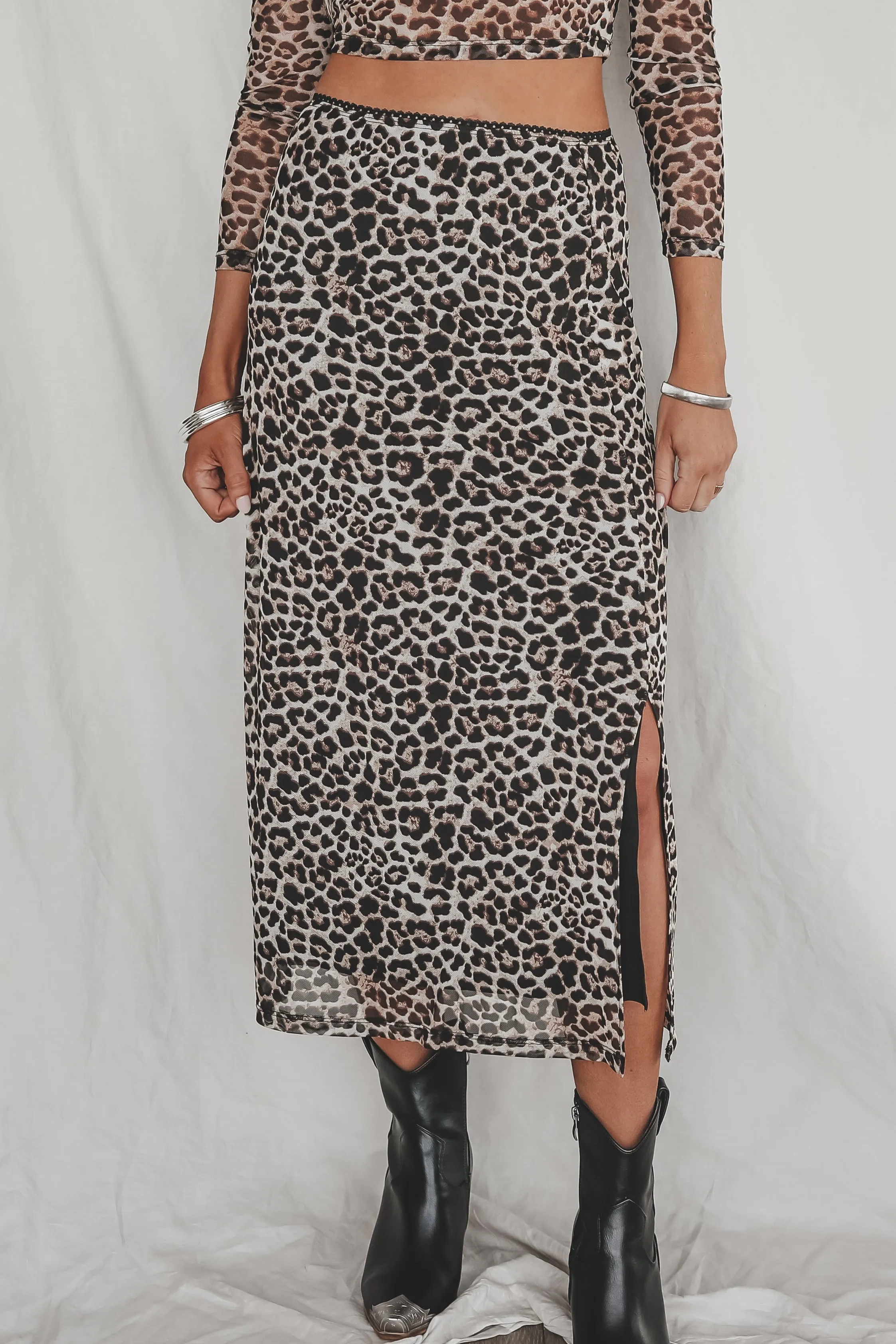 Wild About My Outfit Mesh Midi Skirt sold by Amazing Lace product image thumbnail 2