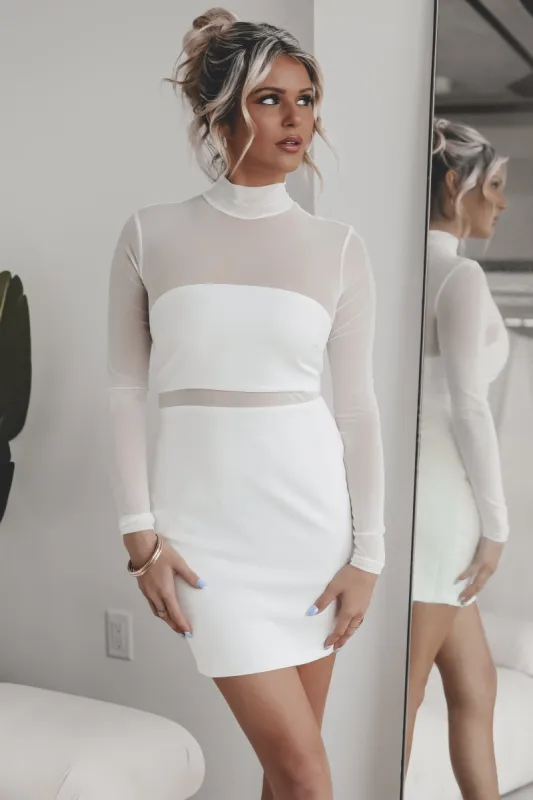 DEAL I Do To This White Mesh Mini sold by Amazing Lace