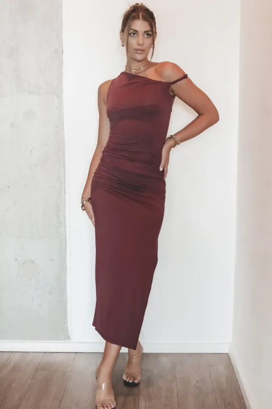 A Nice Glass Of Merlot Maxi Dress sold by Amazing Lace