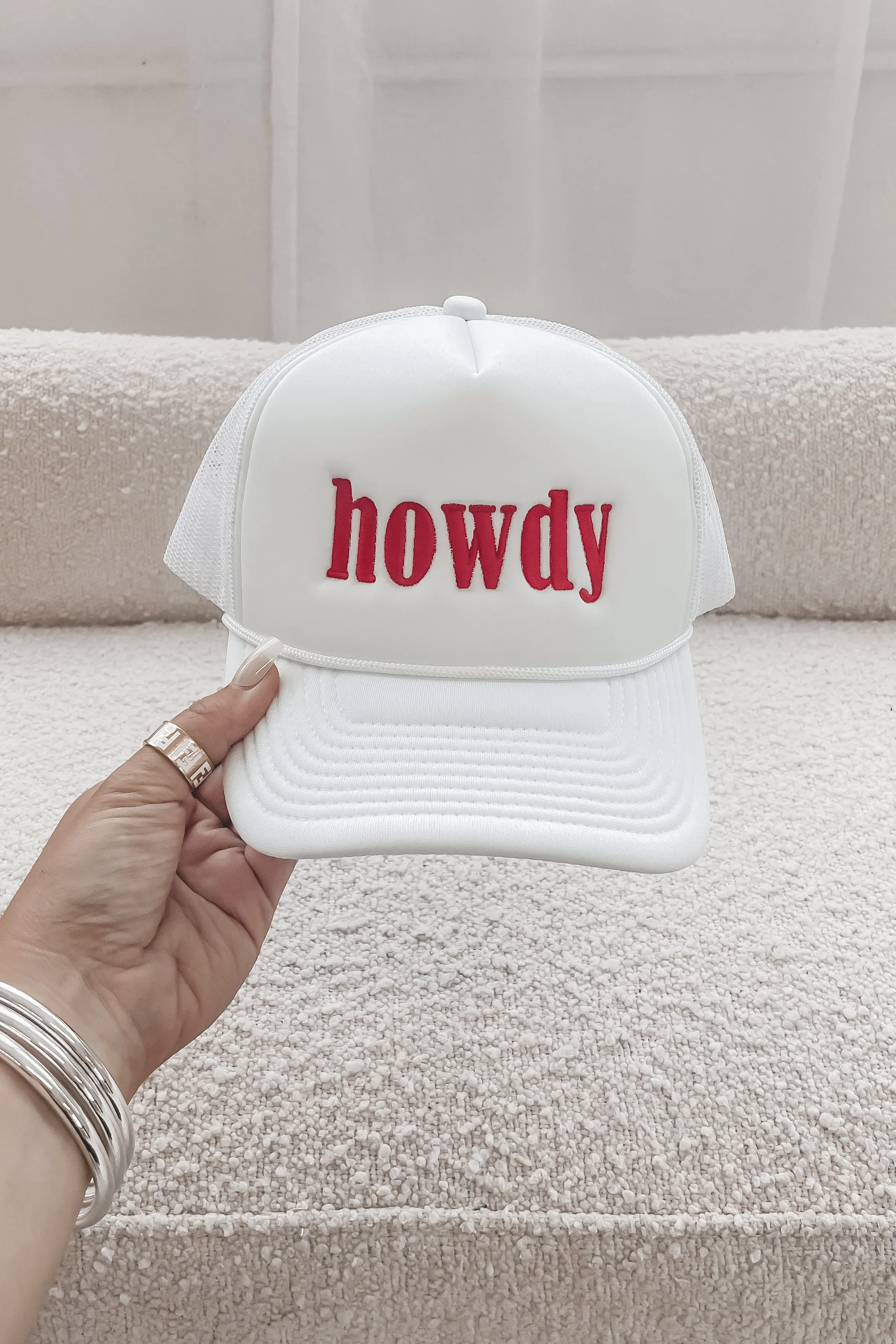DEAL Hey There Howdy SnapBack Trucker Hats sold by Amazing Lace product image thumbnail 4