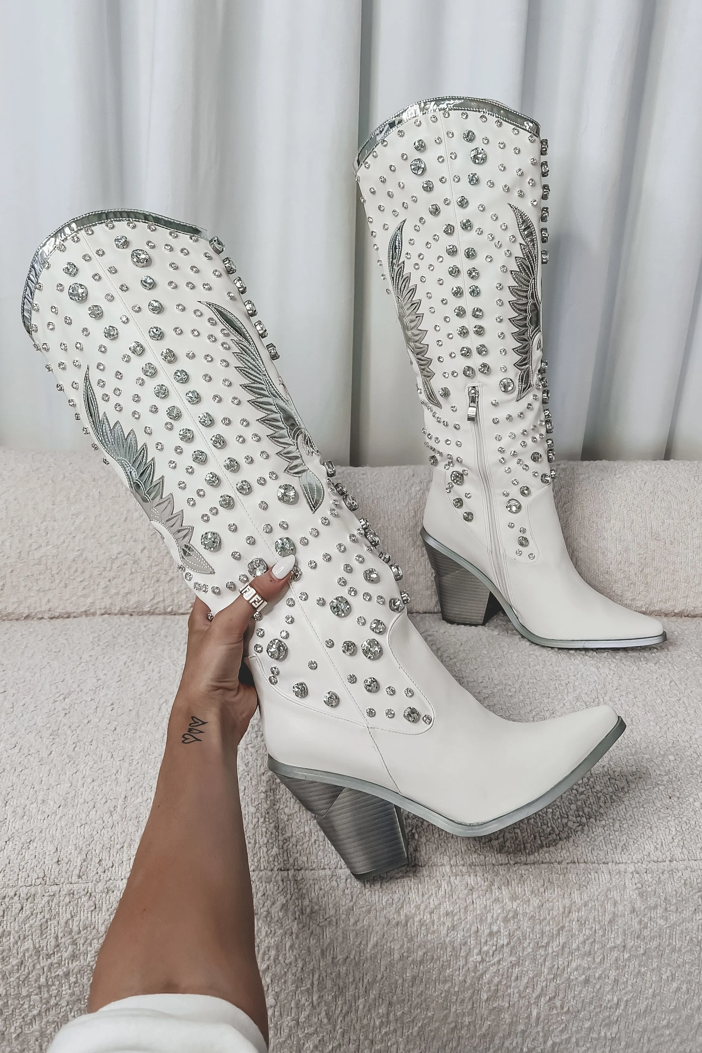 Wild And Free Studded Western Boots sold by Amazing Lace product image thumbnail 5