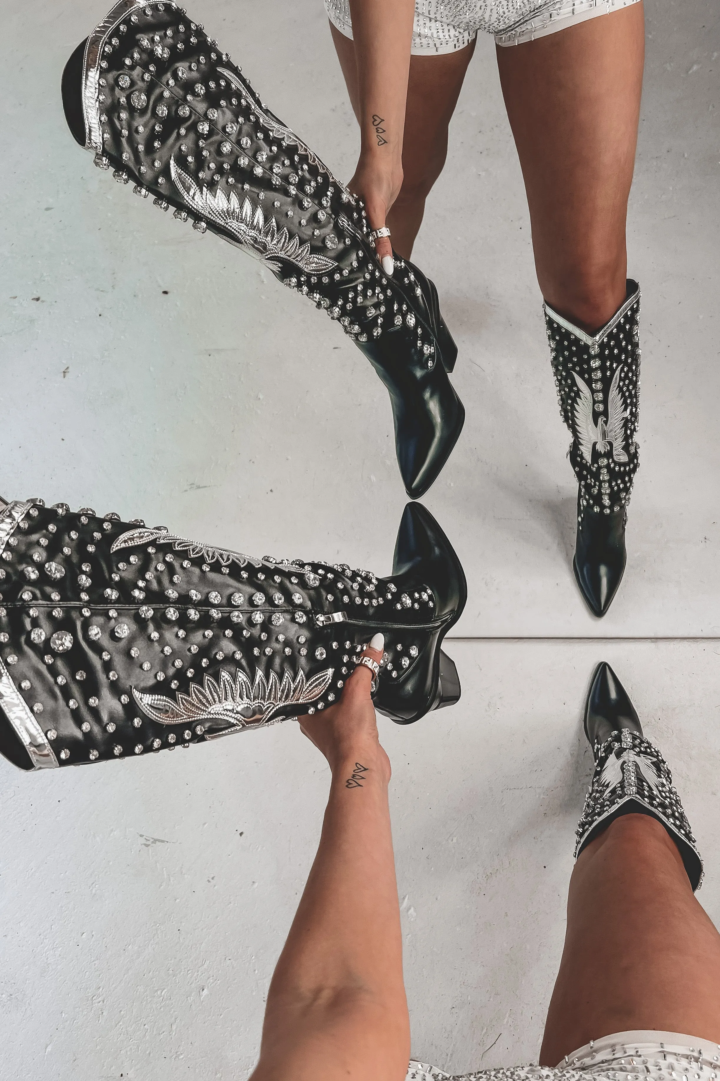 Wild And Free Studded Western Boots sold by Amazing Lace product image thumbnail 2