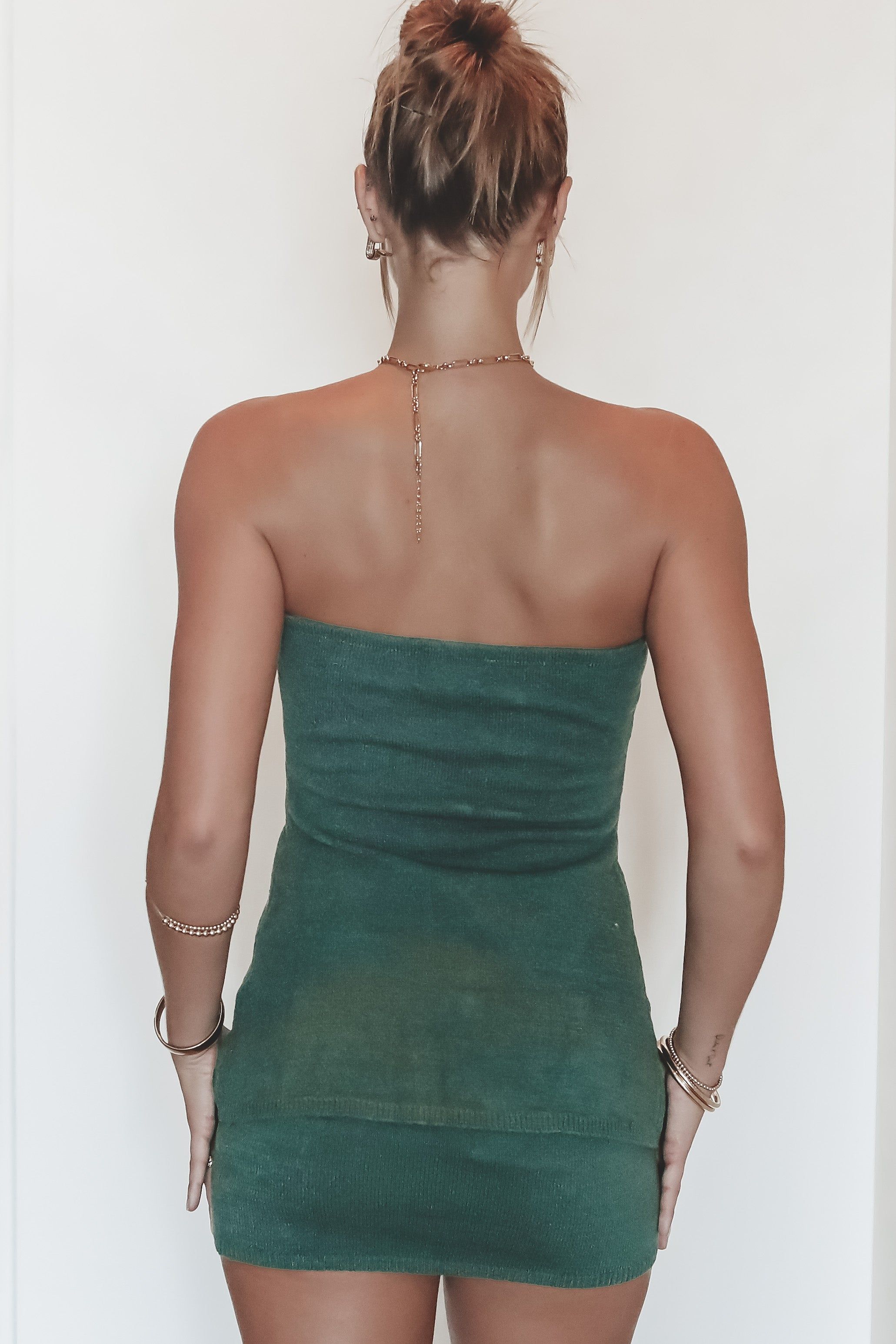 Best Part Of My Day Strapless Olive Top sold by Amazing Lace product image thumbnail 4