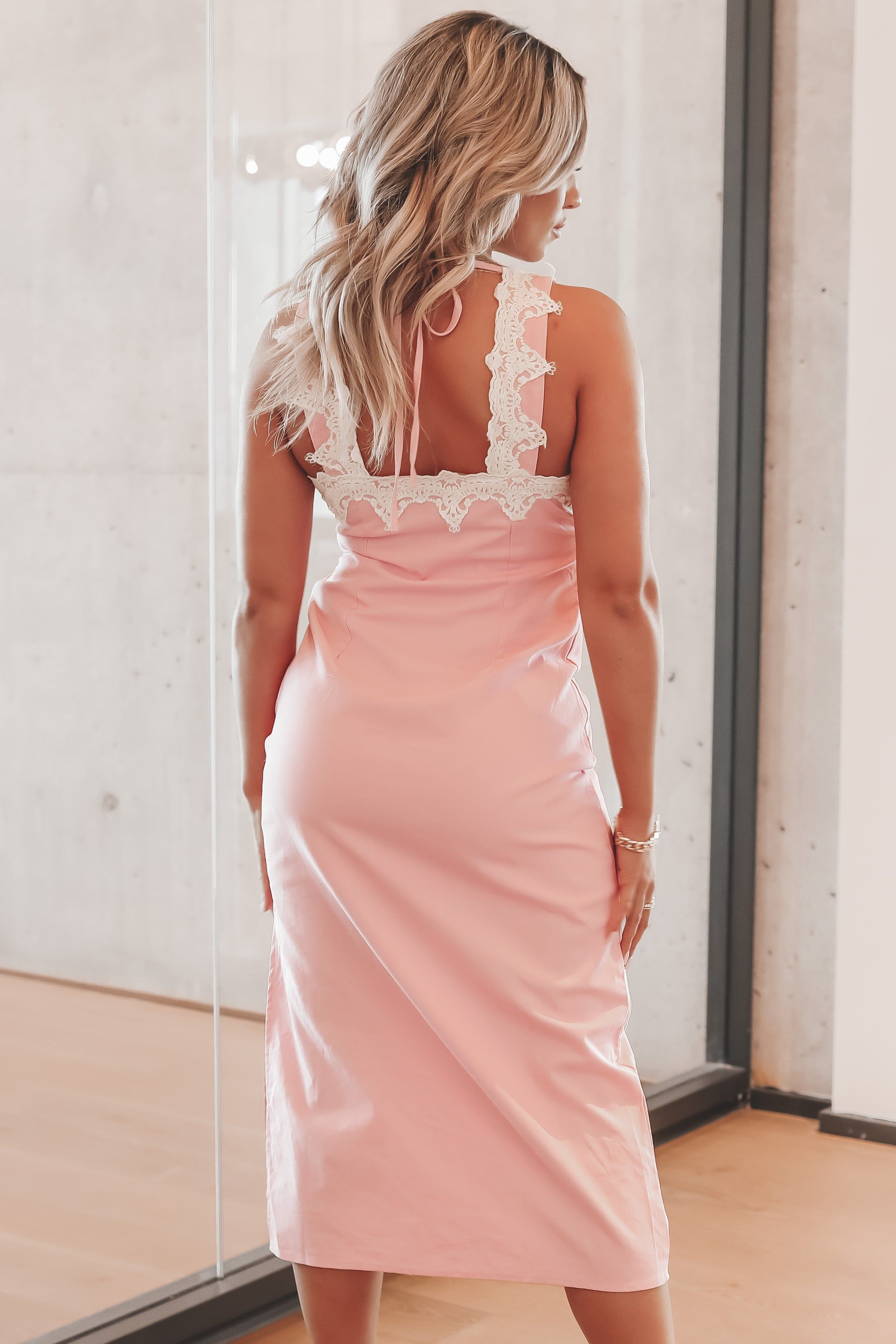 Spring Fling Sweetie Pink Midi Dress sold by Amazing Lace product image thumbnail 6