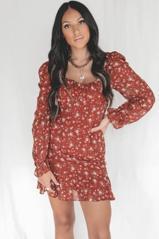 SADIE & SAGE Barn Dance Ruffled Mini Dress sold by Amazing Lace
