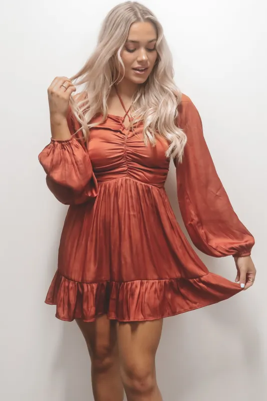 My Type Of Night Long Sleeve Mini Dress sold by Amazing Lace