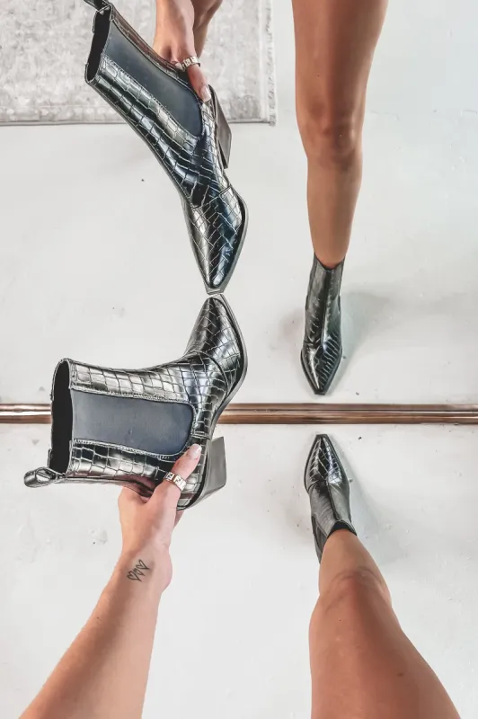 BILLINI Ukaya Black Pointed Toe Bootie sold by Amazing Lace