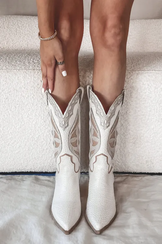 STEVE MADDEN Wynter Bone Western Boot - Vegan sold by Amazing Lace