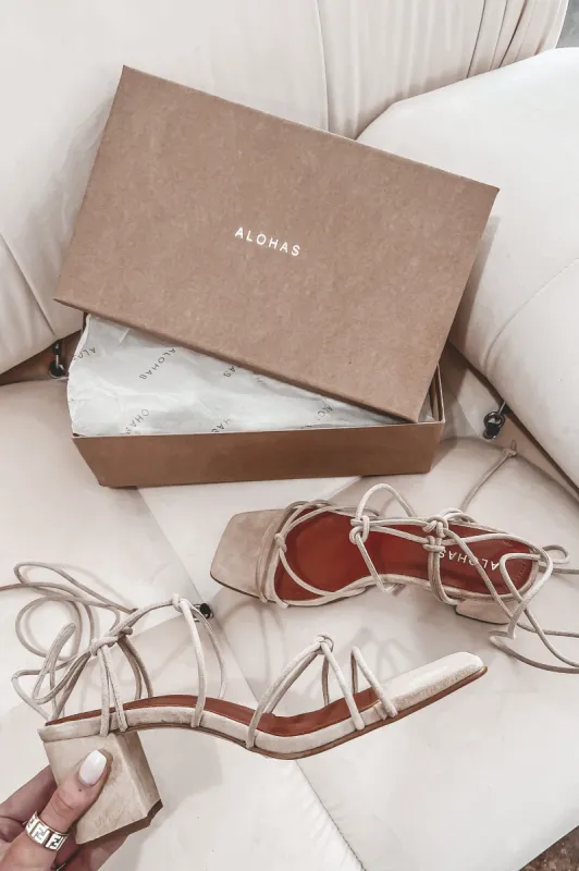 ALOHAS Paloma Suede Heel Sustainable + Ethical sold by Amazing Lace