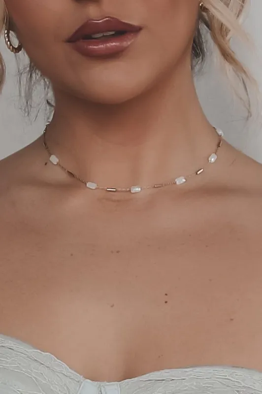 I Wear Everyday Gold Choker Necklace sold by Amazing Lace