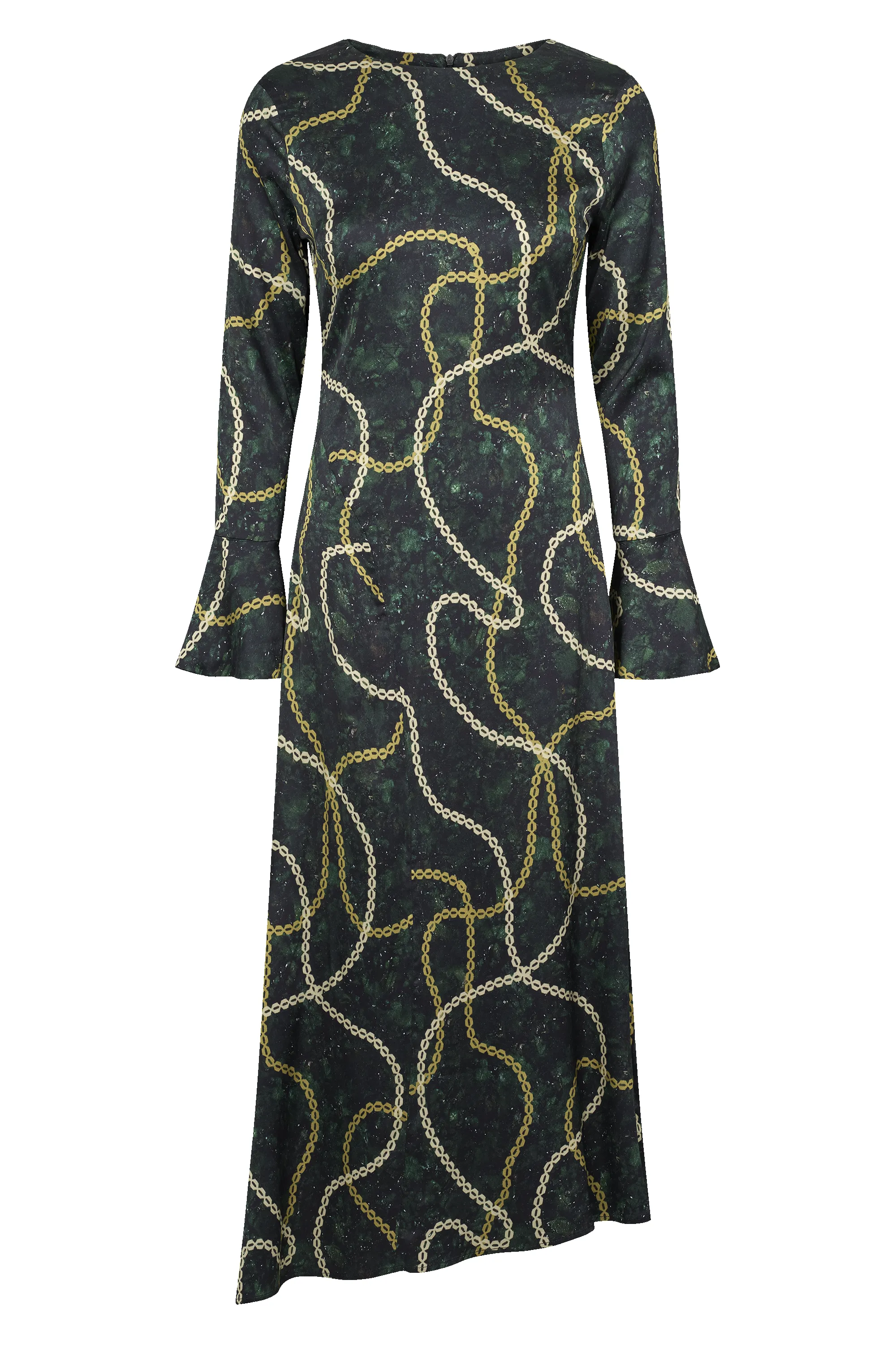 Aniki Dress Green Print sold by Americandreams