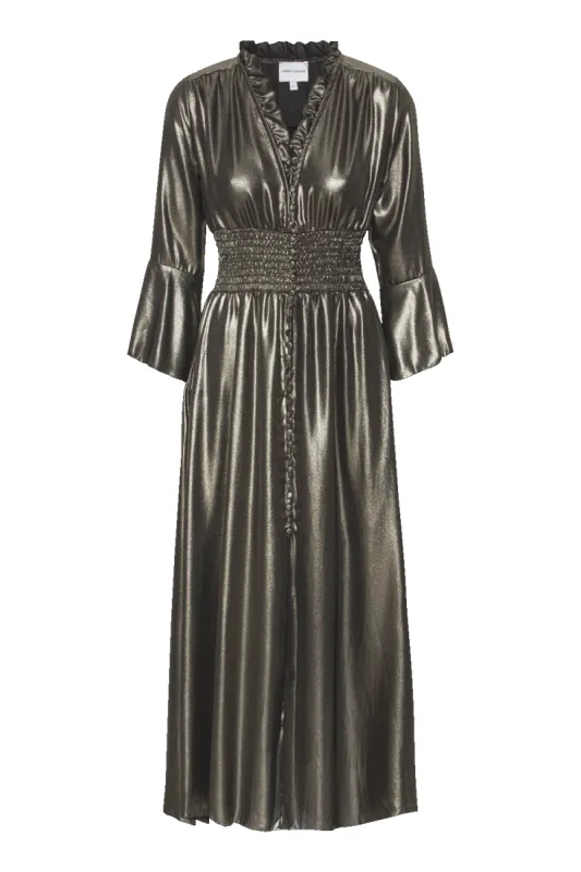 Sally Long Shimmer Dress Black made by Americandreams